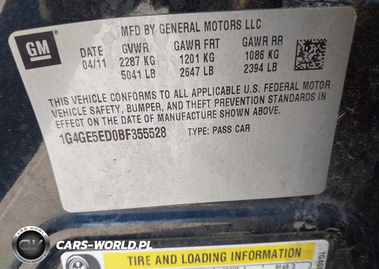 2011 Buick Lacrosse Cxs VIN:1G4GE5ED0BF355528 - 9