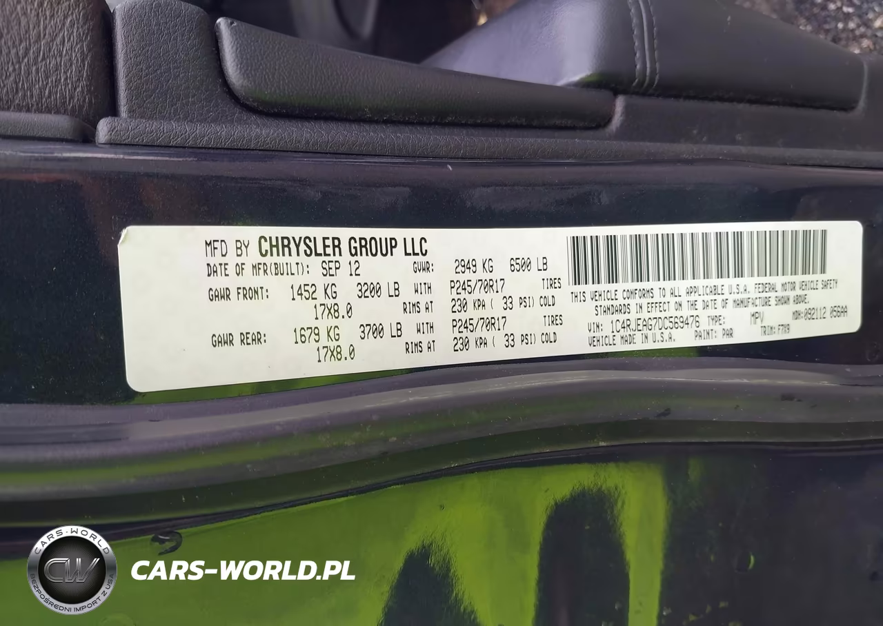 2013 Jeep Grand Cherokee Laredo VIN:1C4RJEAG7DC569476 - 9
