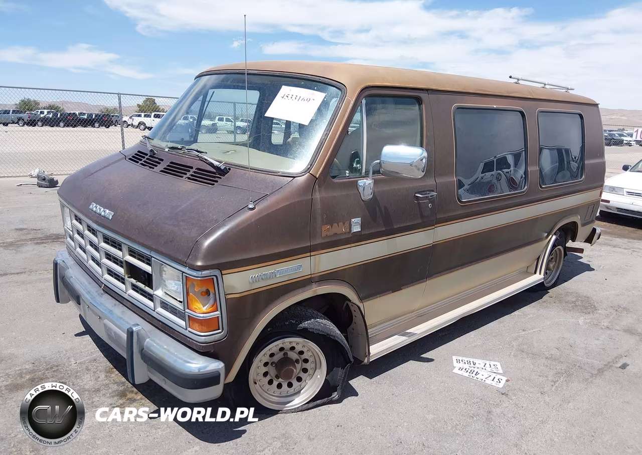 1986 Dodge Ram Van B250 VIN:2B6HB23T8GK561803 - 2