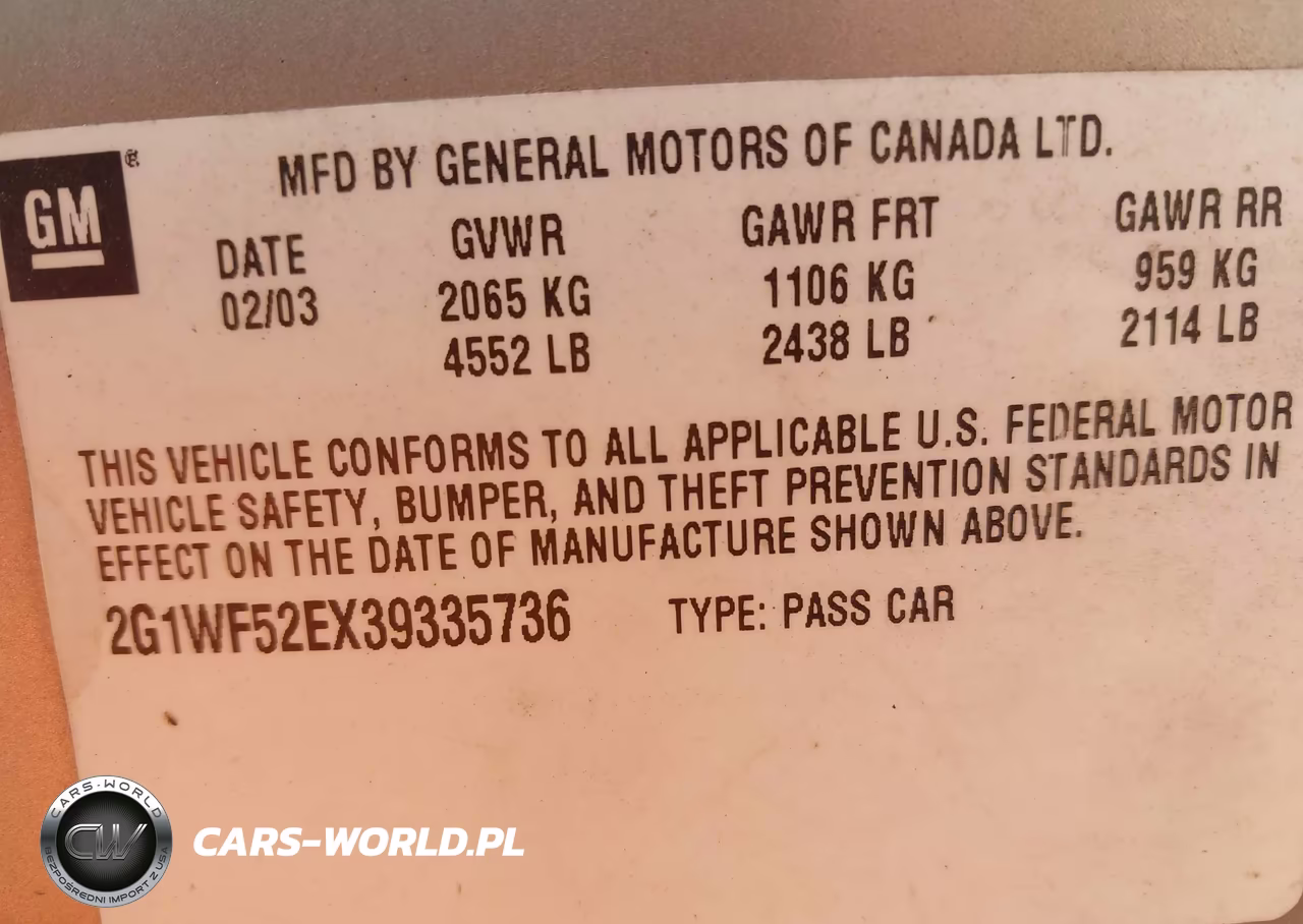 2003 Chevrolet Impala VIN:2G1WF52EX39335736 - 9