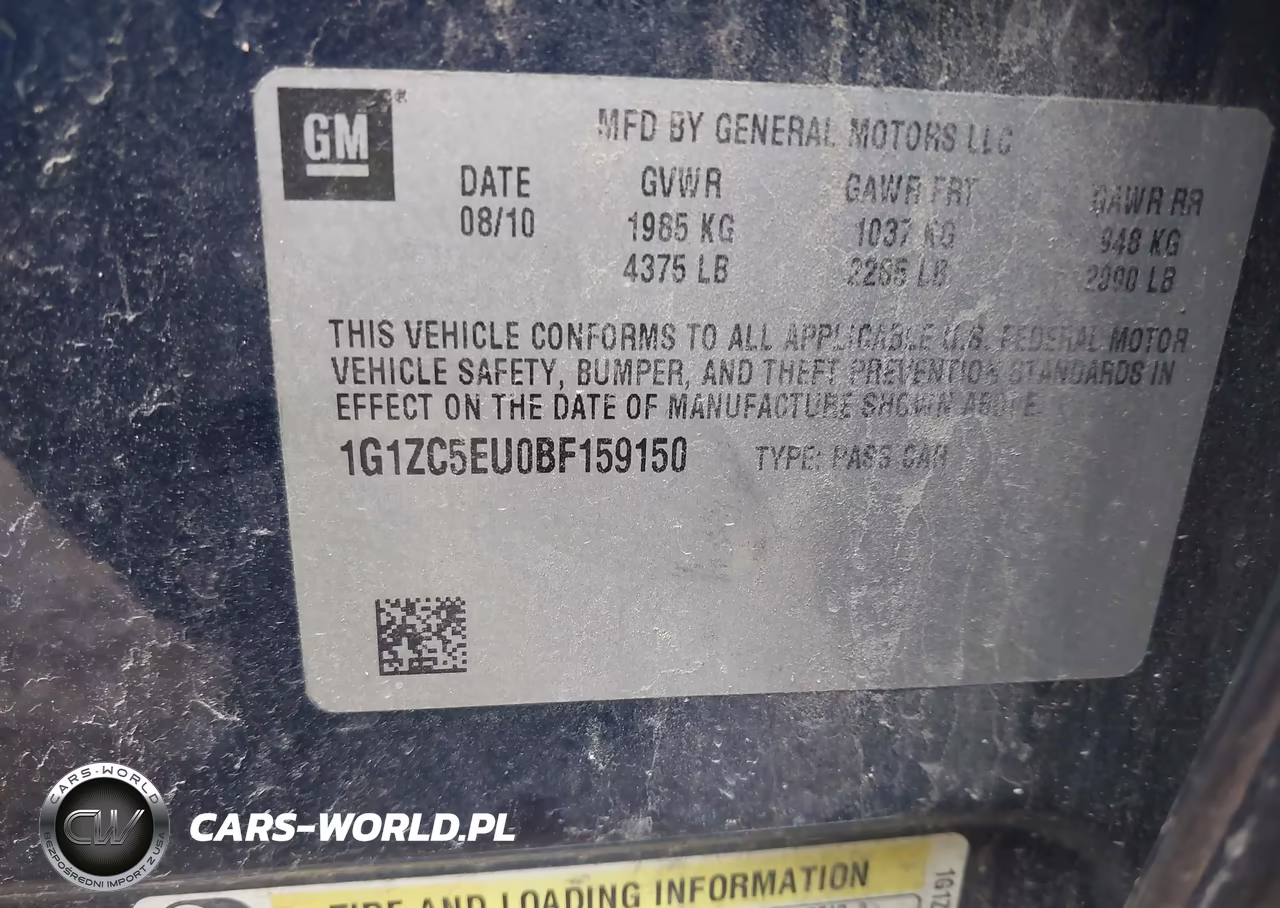 2011 Chevrolet Malibu 1Lt VIN:1G1ZC5EU0BF159150 - 9
