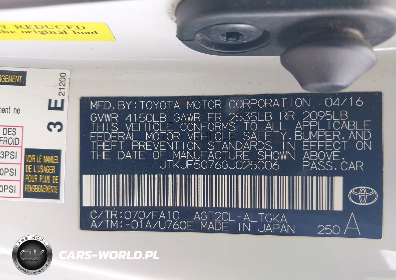 2016 Scion Tc VIN:JTKJF5C76GJ025006 - 9