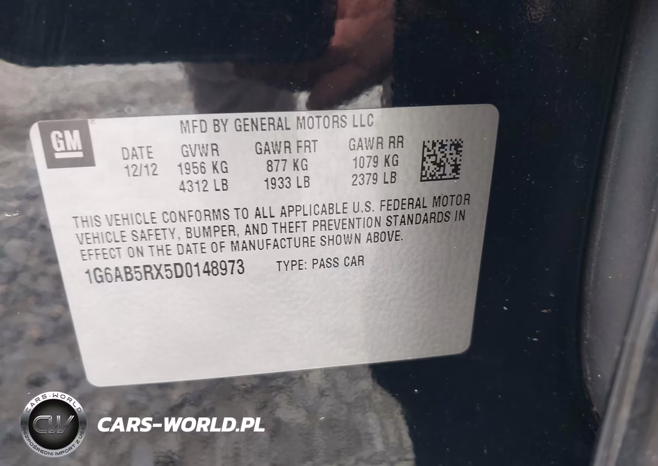 2013 Cadillac Ats Luxury VIN:1G6AB5RX5D0148973 - 9