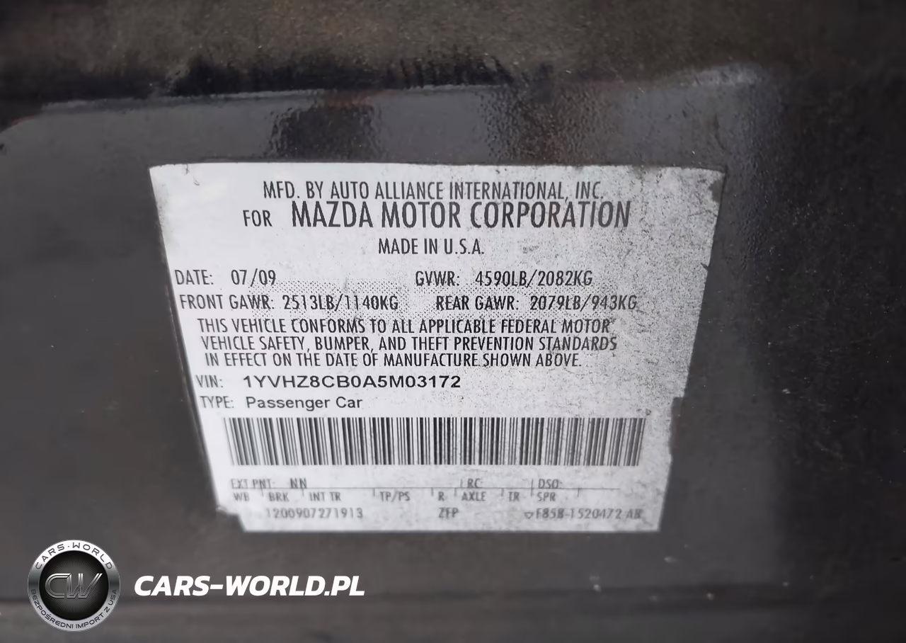 2010 Mazda Mazda6 S Touring Plus VIN:1YVHZ8CB0A5M03172 - 9
