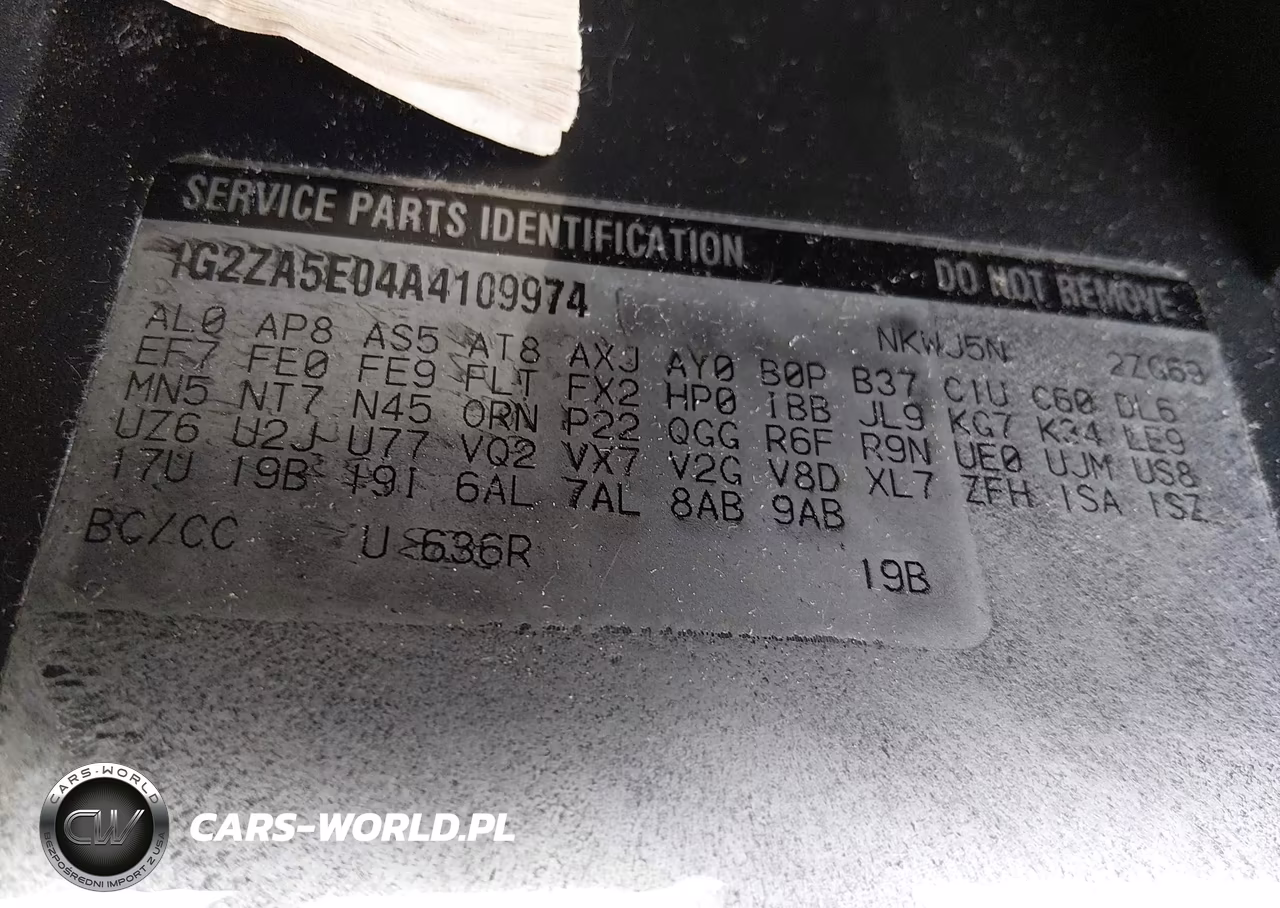 2010 Pontiac G6 VIN:1G2ZA5E04A4109974 - 9