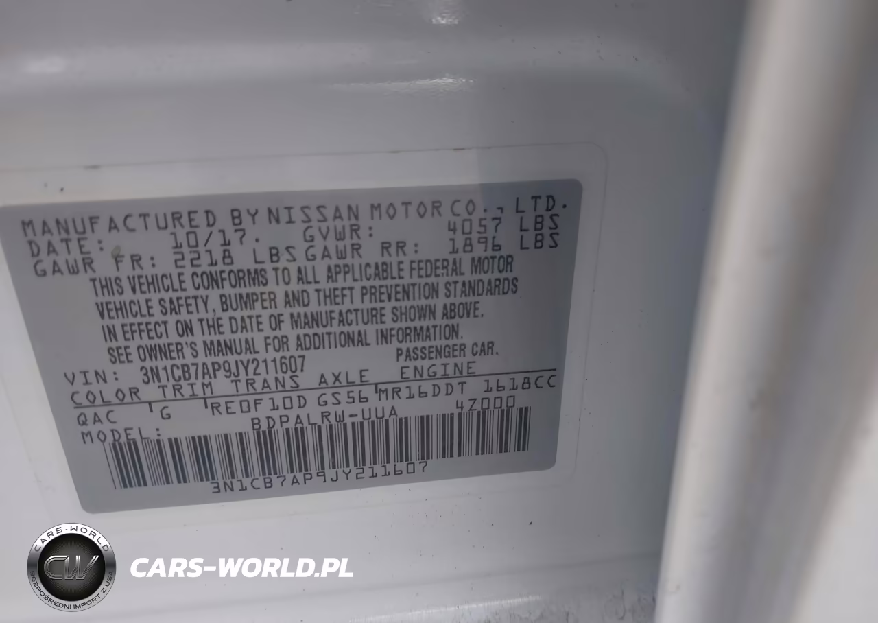 2018 Nissan Sentra Sr Turbo VIN:3N1CB7AP9JY211607 - 9