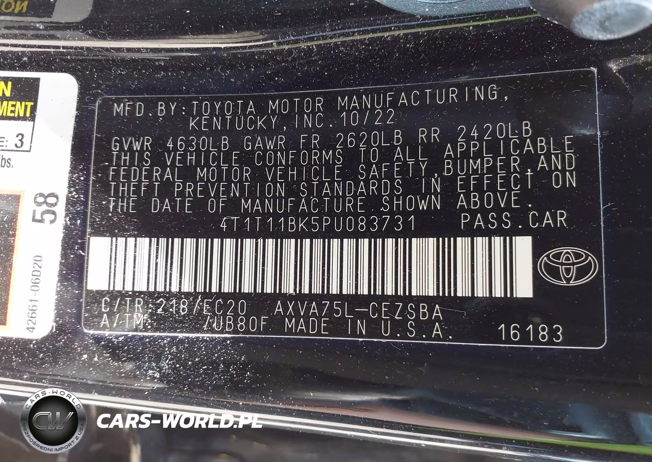 2023 Toyota Camry Se Nightshade Edition Awd VIN:4T1T11BK5PU083731 - 9