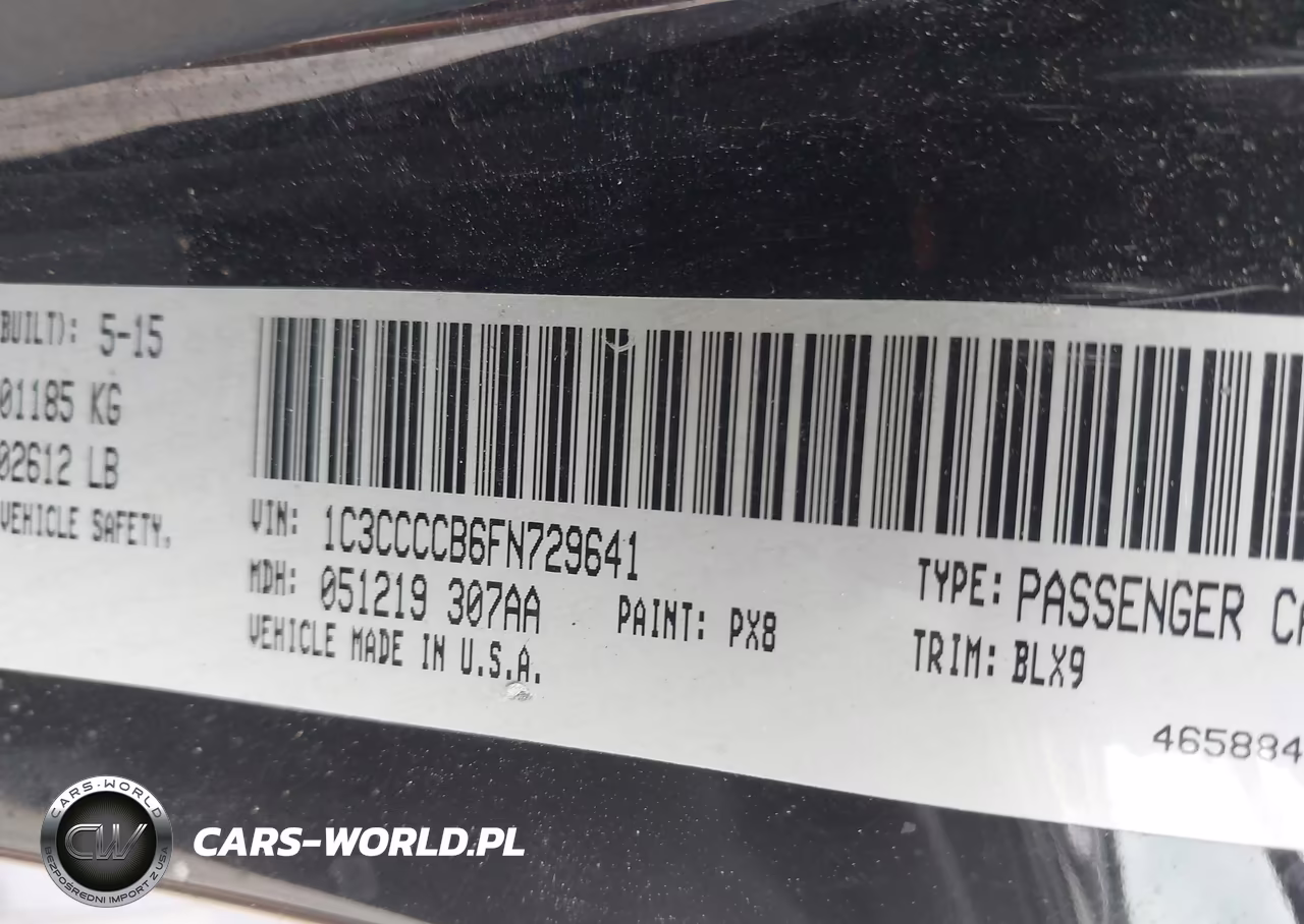 2015 Chrysler 200 C VIN:1C3CCCCB6FN729641 - 9