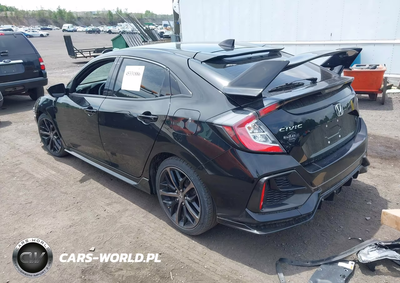 2021 Honda Civic Sport VIN:SHHFK7H40MU411814 - 3