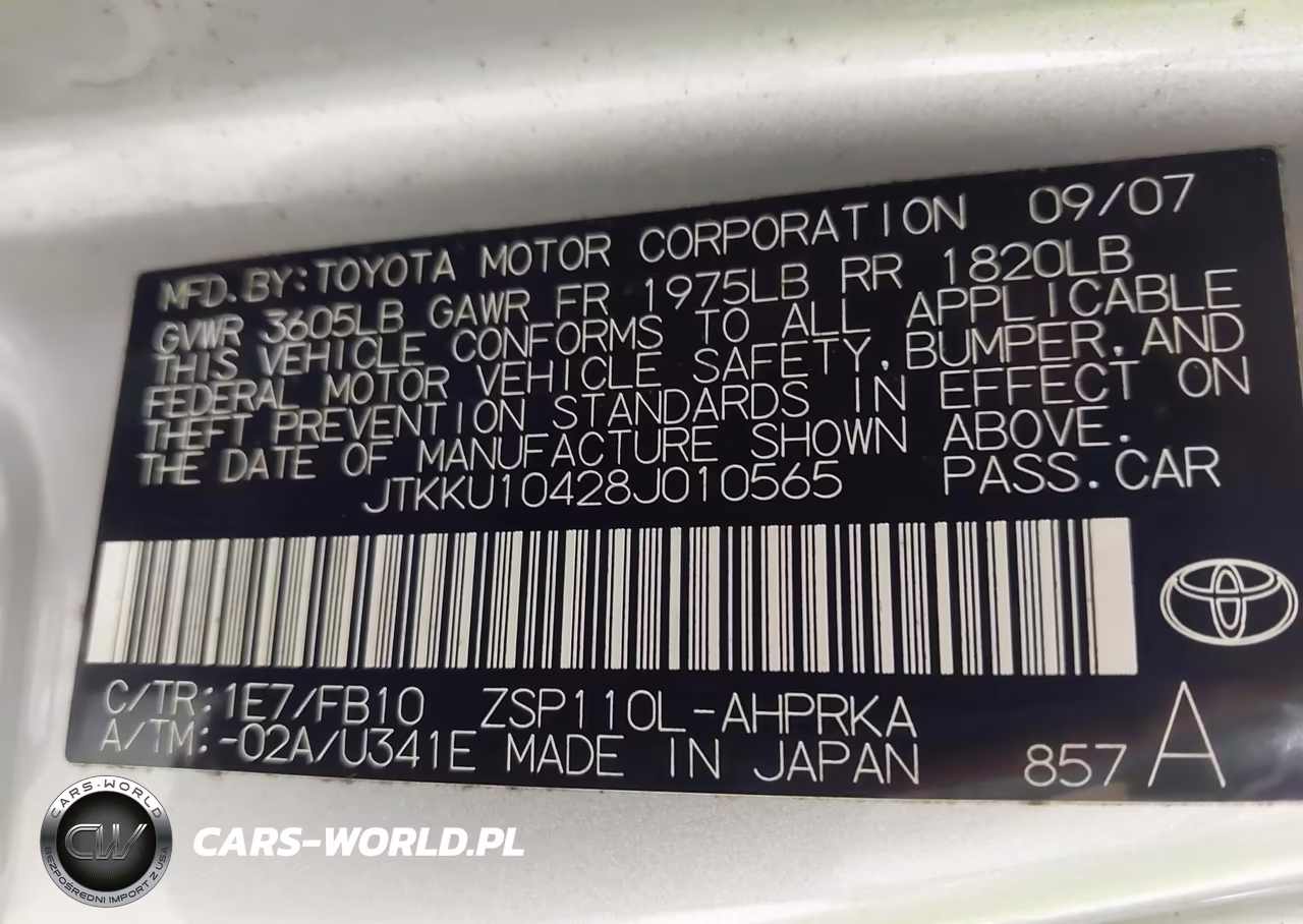 2008 Scion Xd VIN:JTKKU10428J010565 - 9