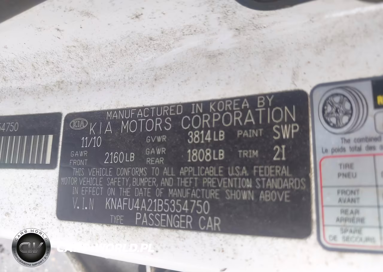 2011 Kia Forte Ex VIN:KNAFU4A21B5354750 - 9