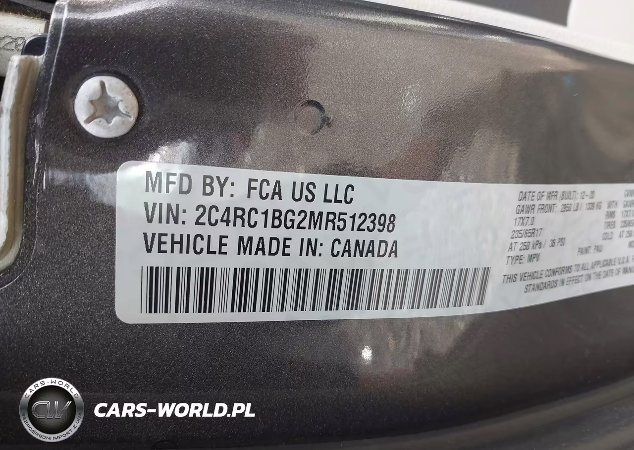 2021 Chrysler Pacifica Touring L VIN:2C4RC1BG2MR512398 - 9
