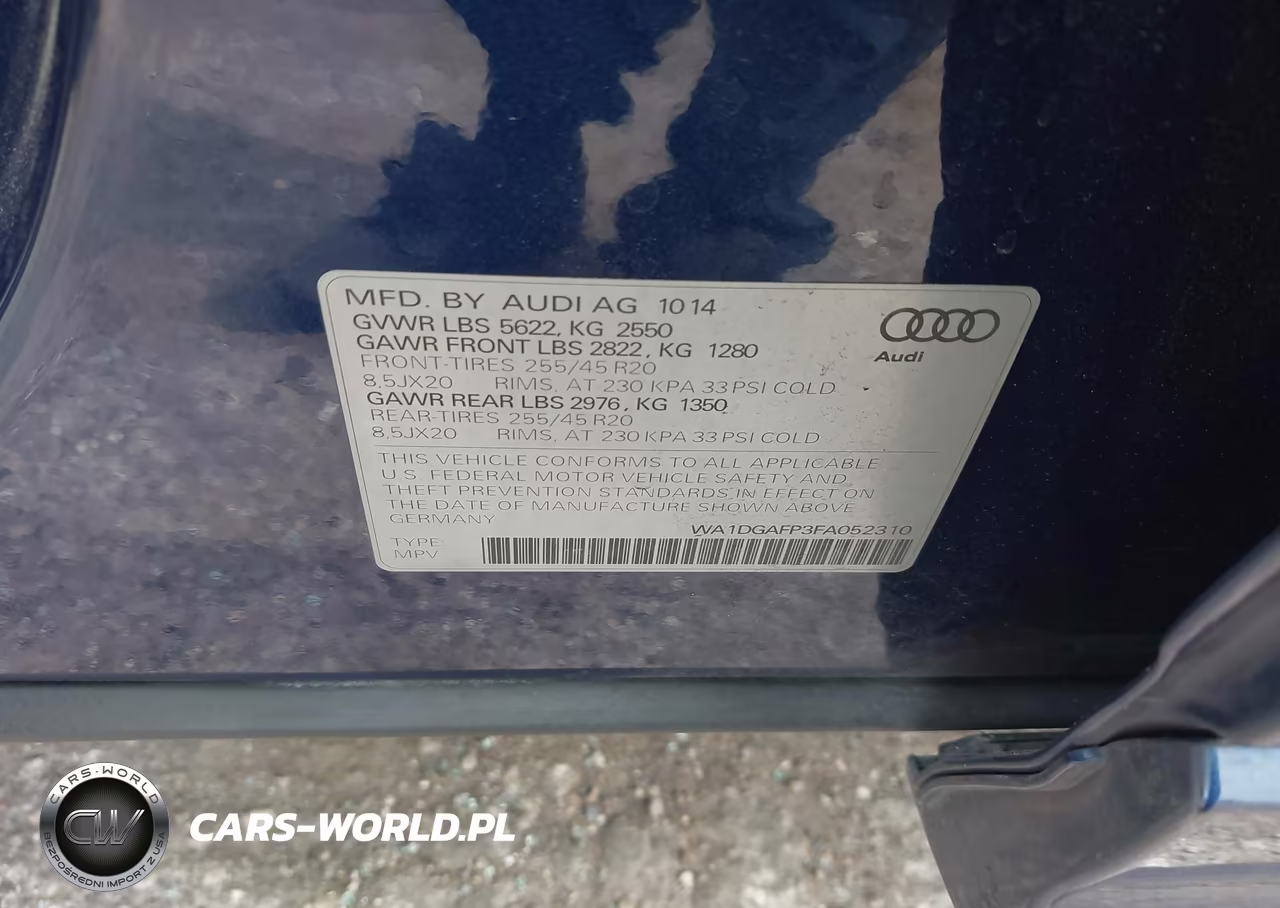 2015 Audi Q5 3.0T Premium Plus VIN:WA1DGAFP3FA052310 - 9