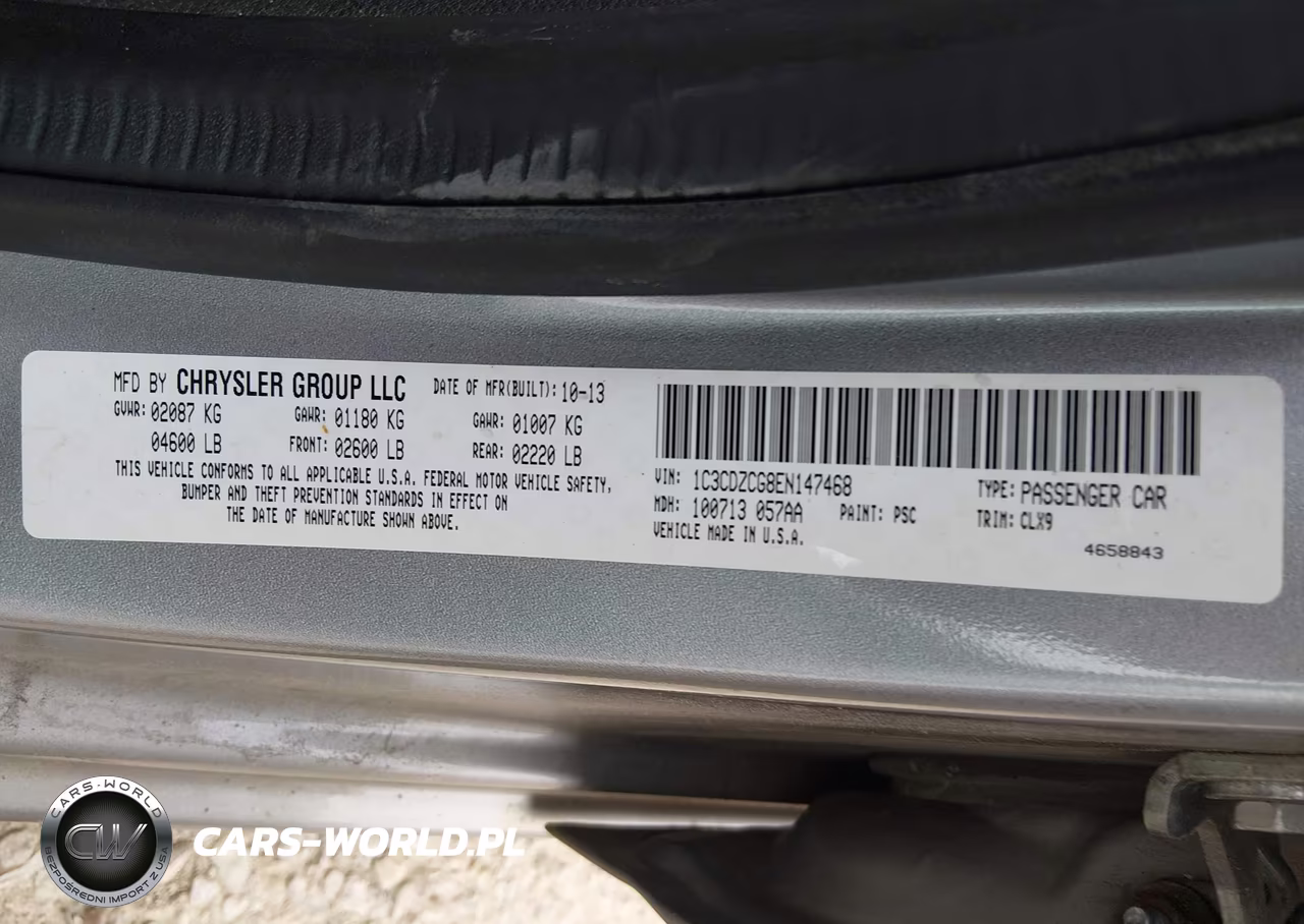 2014 Dodge Avenger Sxt VIN:1C3CDZCG8EN147468 - 9