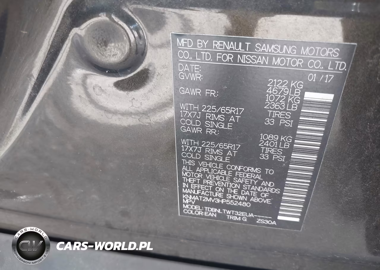 2017 Nissan Rogue VIN:KNMAT2MV3HP552480 - 9