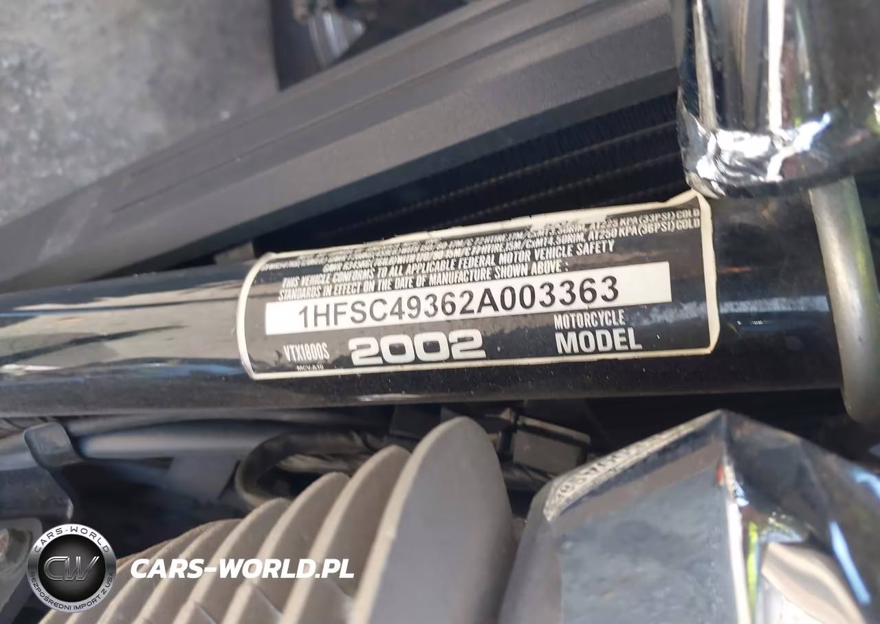 2002 Honda Vtx1800 S VIN:1HFSC49362A003363 - 10