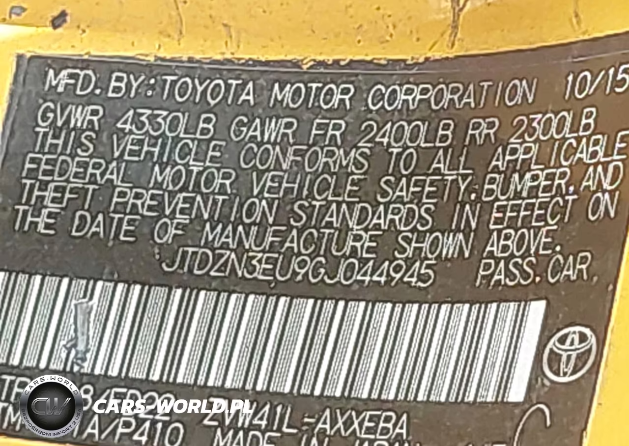 2016 Toyota Prius V Two VIN:JTDZN3EU9GJ044945 - 9
