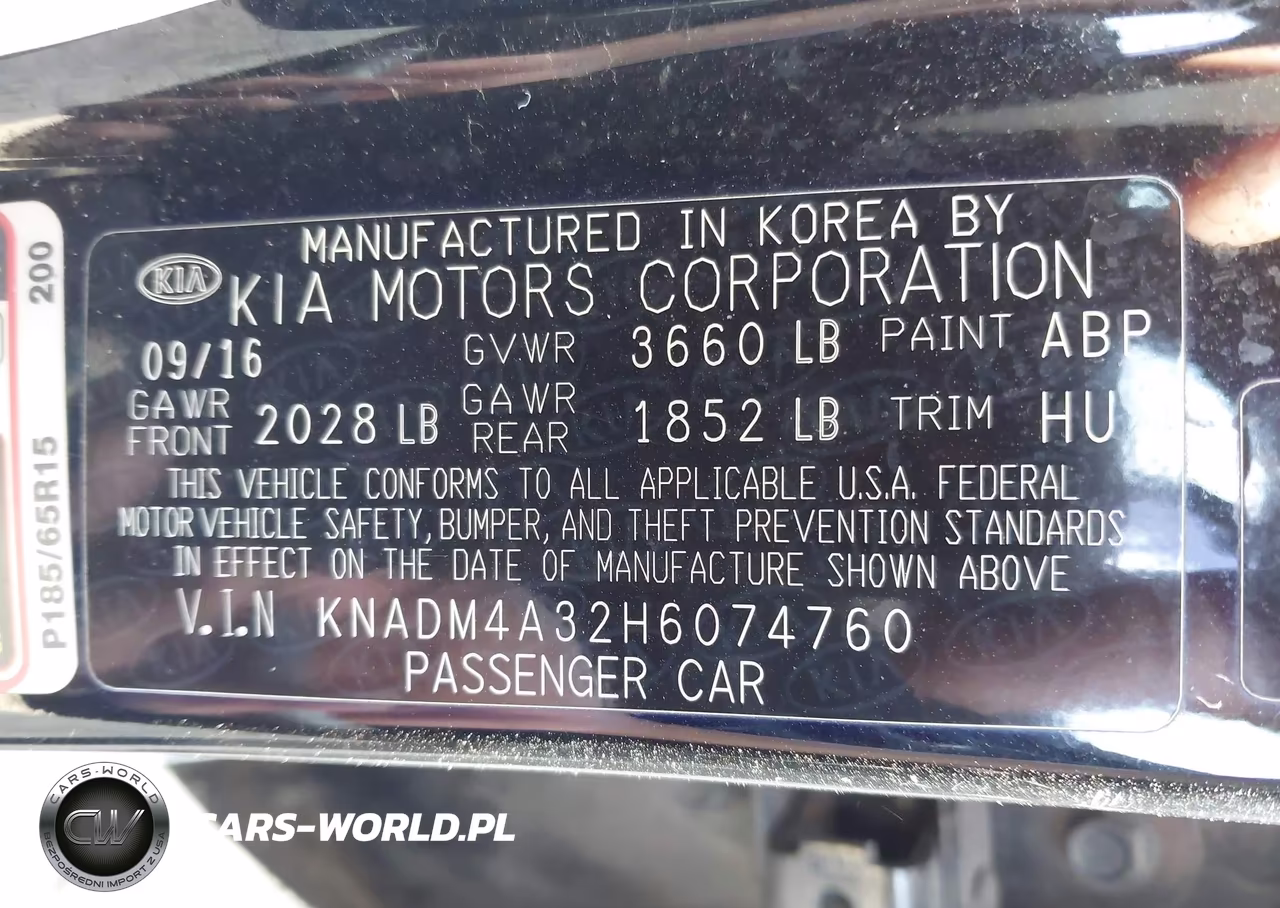 2017 Kia Rio Lx VIN:KNADM4A32H6074760 - 9