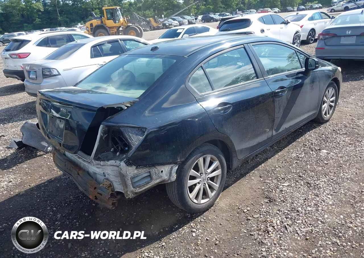 2012 Honda Civic Ex-L VIN:19XFB2F9XCE301277 - 4