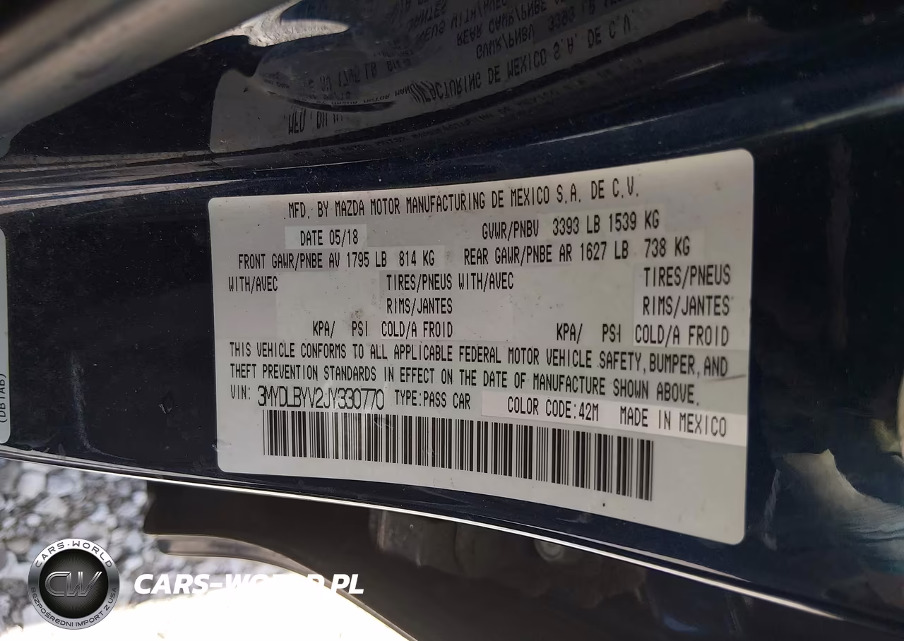 2018 Toyota Yaris Ia VIN:3MYDLBYV2JY330770 - 9