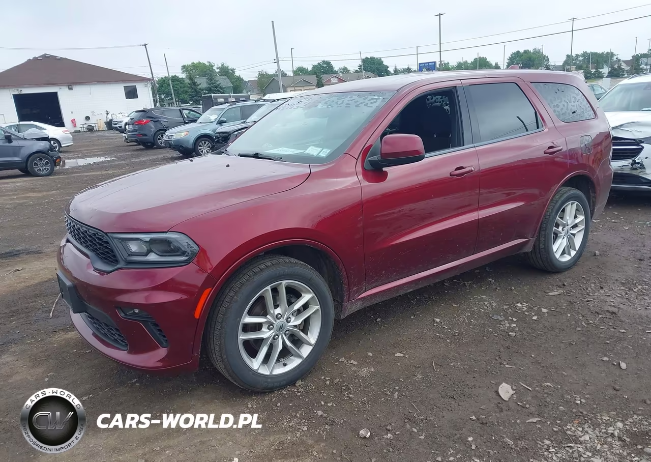 2022 Dodge Durango Gt Awd VIN:1C4RDJDGXNC134450 - 2