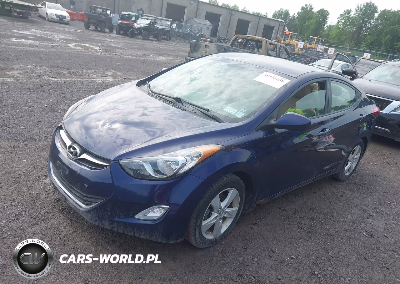 2013 Hyundai Elantra Gls VIN:5NPDH4AE7DH451298 - 2