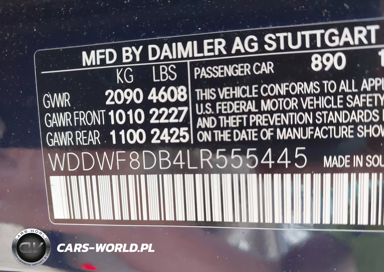 2020 Mercedes-Benz C 300 VIN:WDDWF8DB4LR555445 - 9
