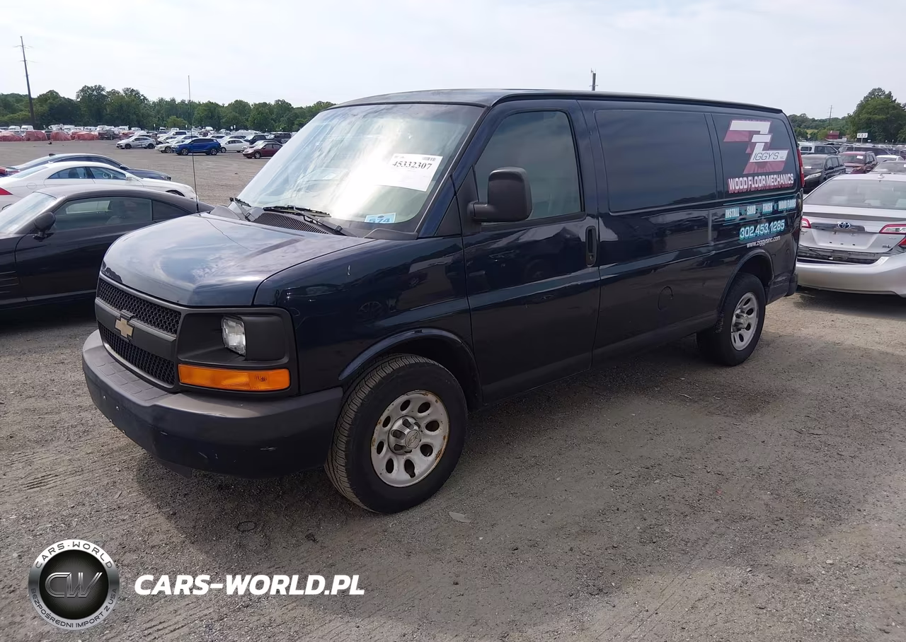 2013 Chevrolet Express 1500 Work Van VIN:1GCSGAFX6D1155876 - 2