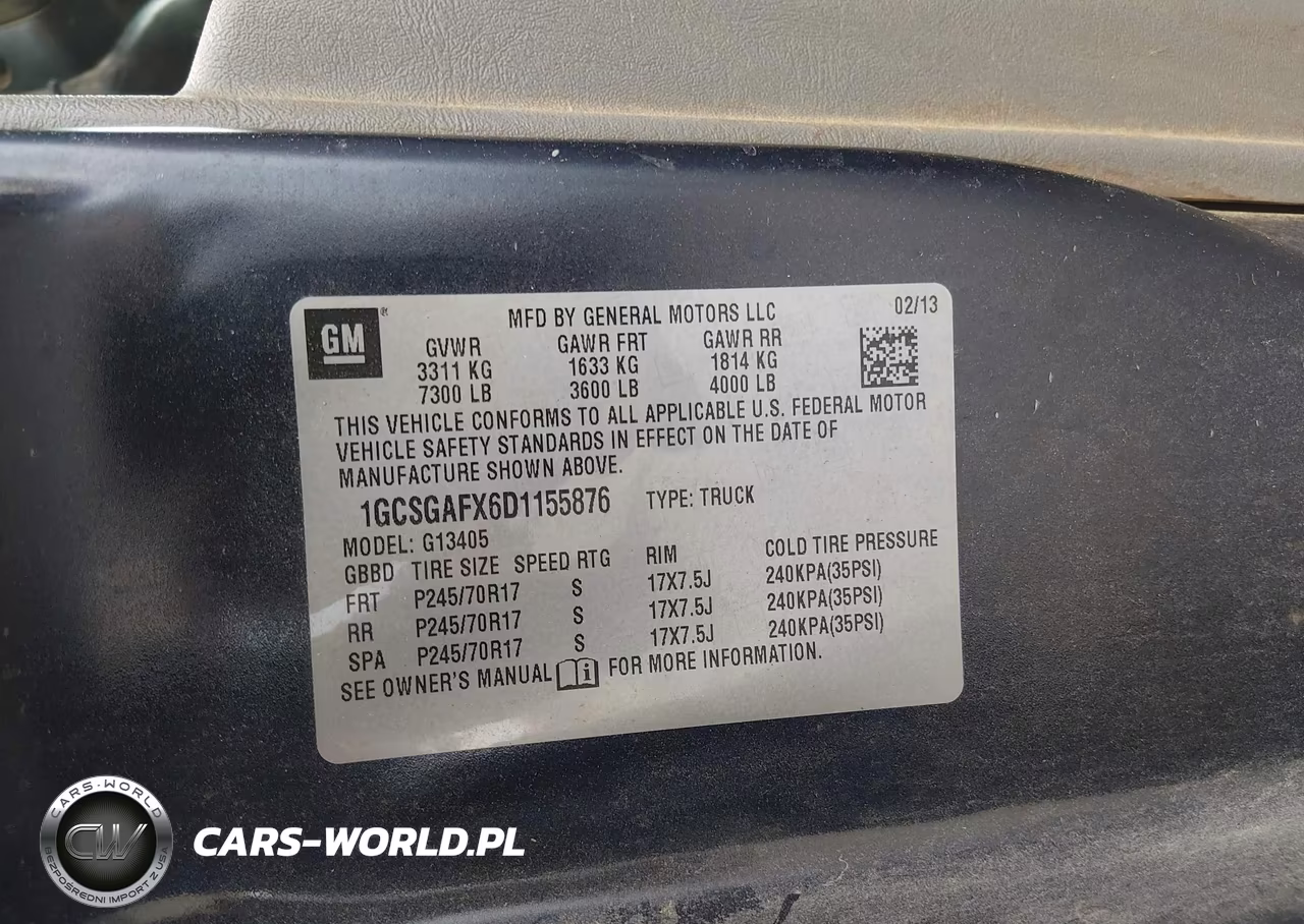 2013 Chevrolet Express 1500 Work Van VIN:1GCSGAFX6D1155876 - 9