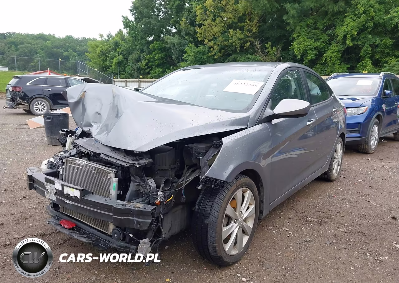 2013 Hyundai Accent Gls VIN:KMHCU4AE4DU579751 - 2