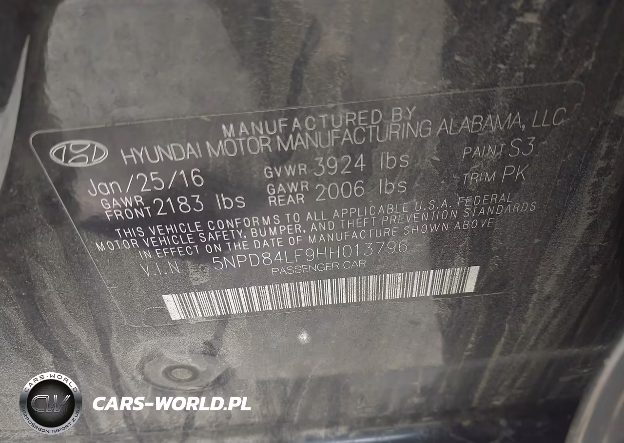 2017 Hyundai Elantra Se VIN:5NPD84LF9HH013796 - 9