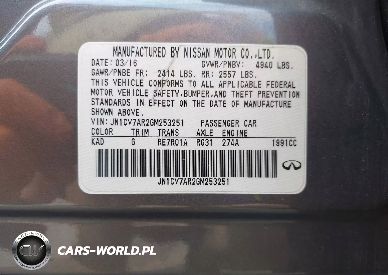 2016 Infiniti Q50 2.0T Premium VIN:JN1CV7AR2GM253251 - 9