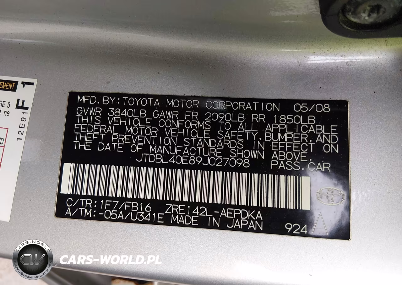 2009 Toyota Corolla Le VIN:JTDBL40E89J027098 - 9