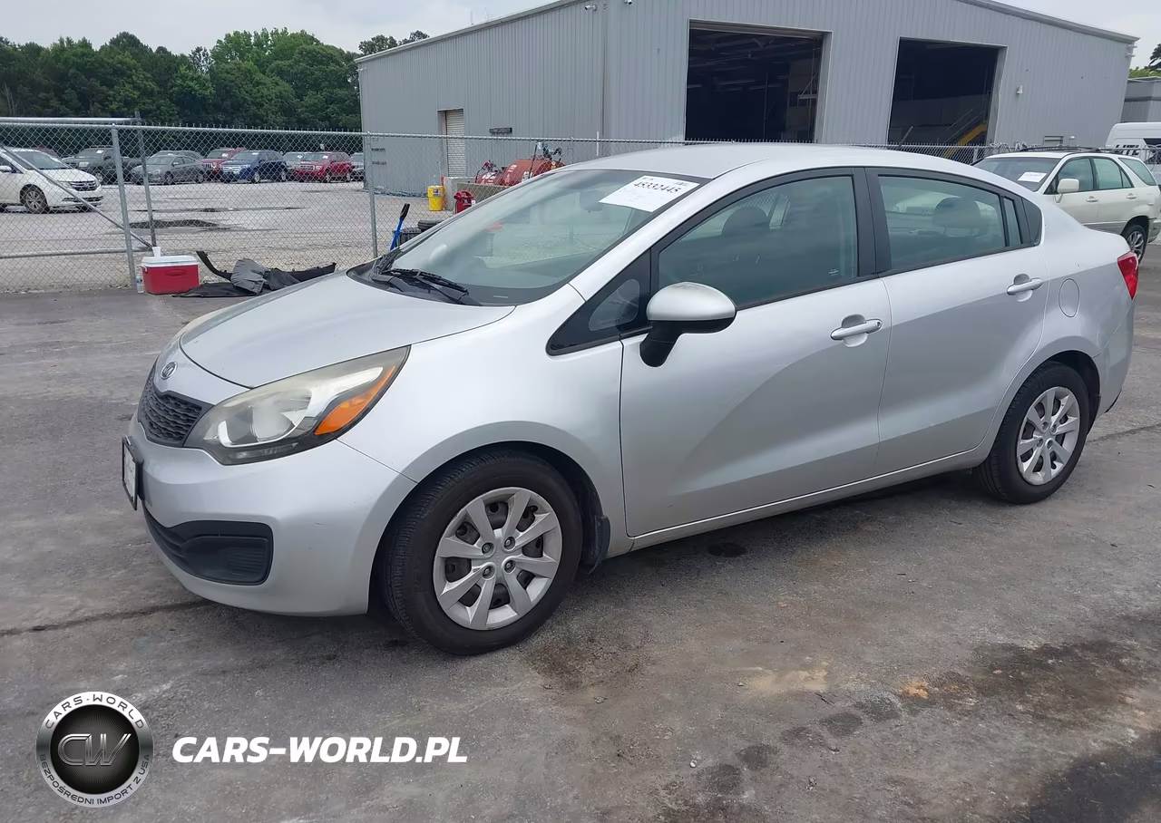 2012 Kia Rio Lx VIN:KNADM4A35C6049120 - 2
