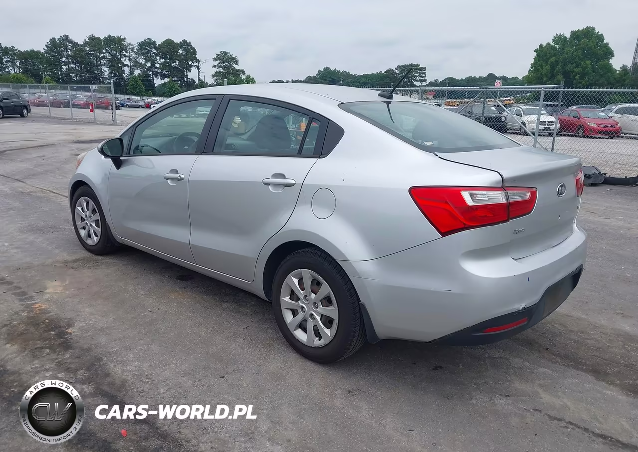 2012 Kia Rio Lx VIN:KNADM4A35C6049120 - 3