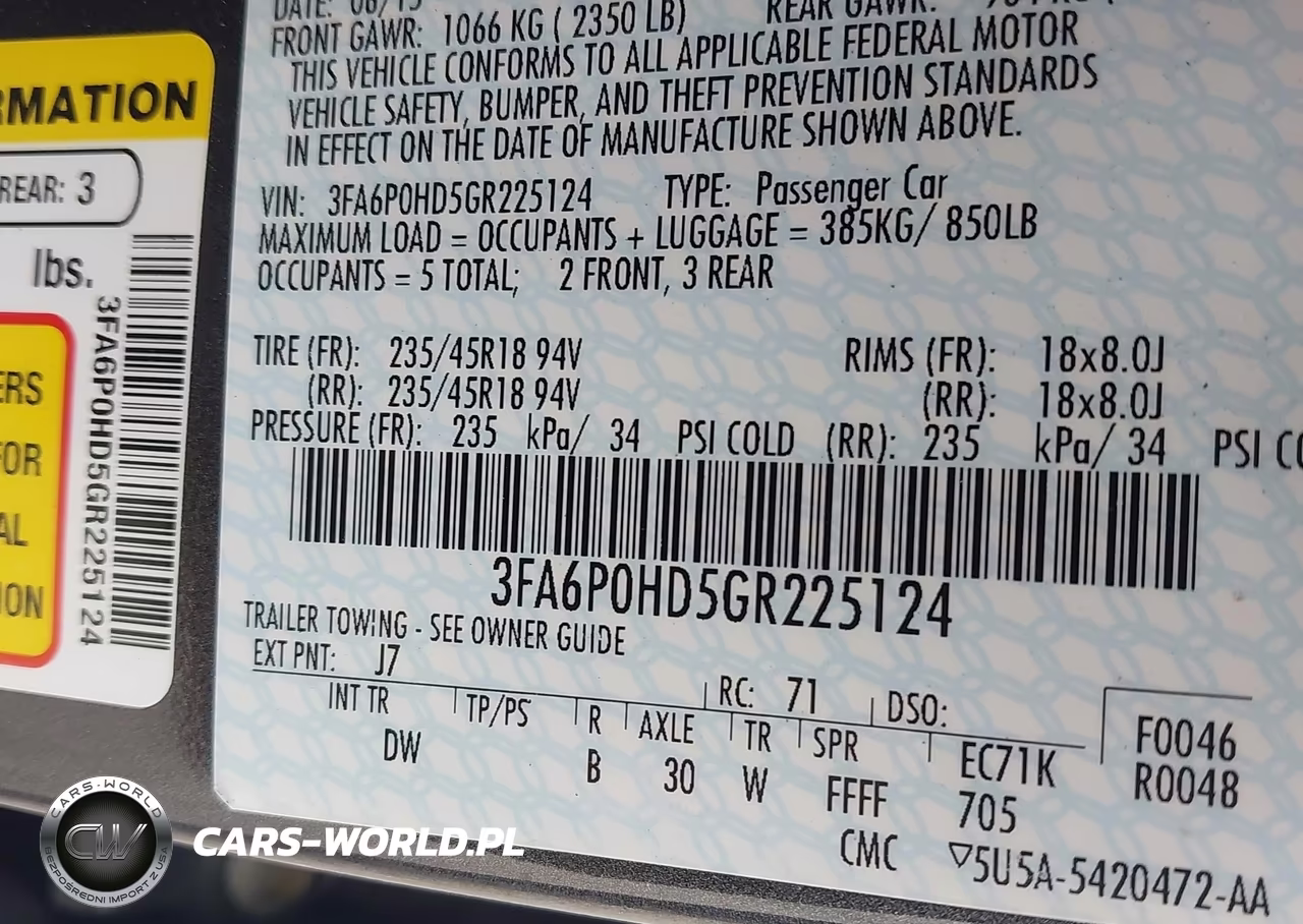 2016 Ford Fusion Se VIN:3FA6P0HD5GR225124 - 9