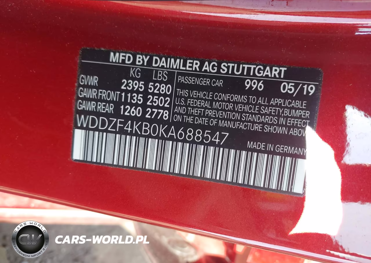 2019 Mercedes-Benz E 300 4Matic VIN:WDDZF4KB0KA688547 - 9