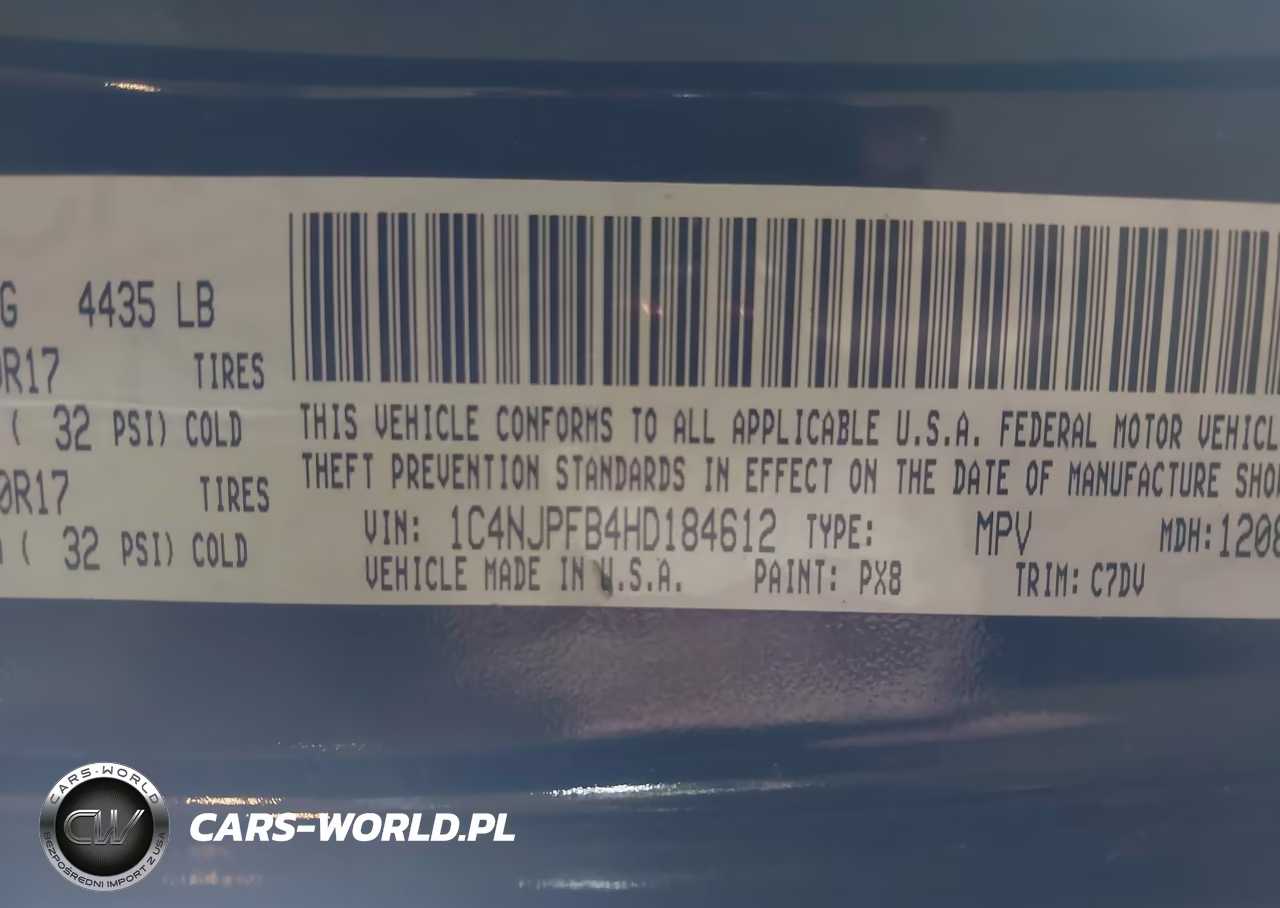 2017 Jeep Patriot Latitude Fwd VIN:1C4NJPFB4HD184612 - 9