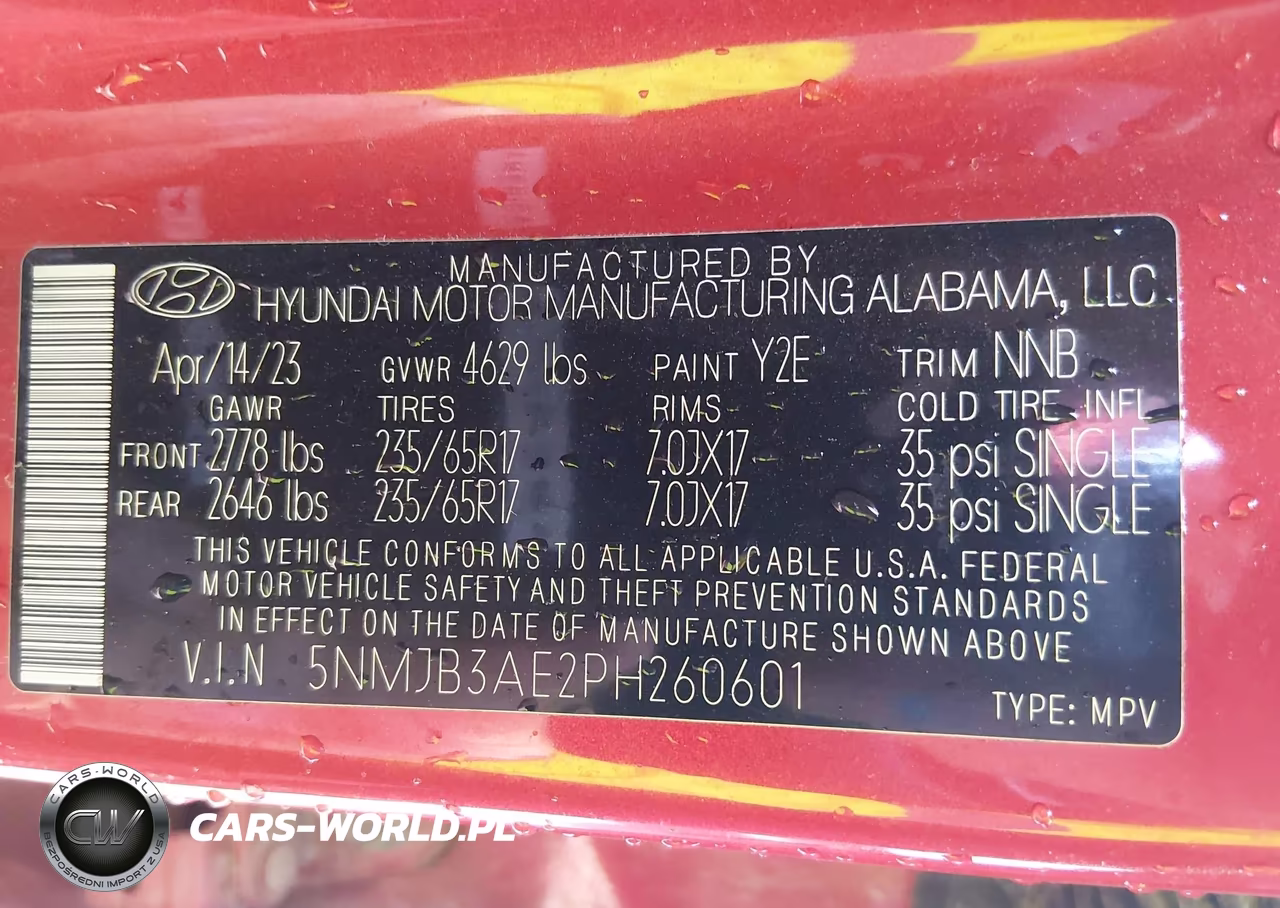 2023 Hyundai Tucson Sel VIN:5NMJB3AE2PH260601 - 9