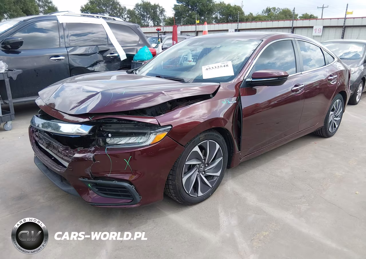 2019 Honda Insight Touring VIN:19XZE4F92KE016443 - 2
