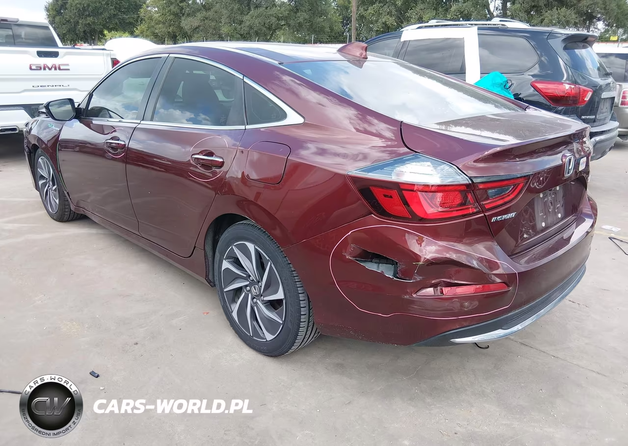 2019 Honda Insight Touring VIN:19XZE4F92KE016443 - 3