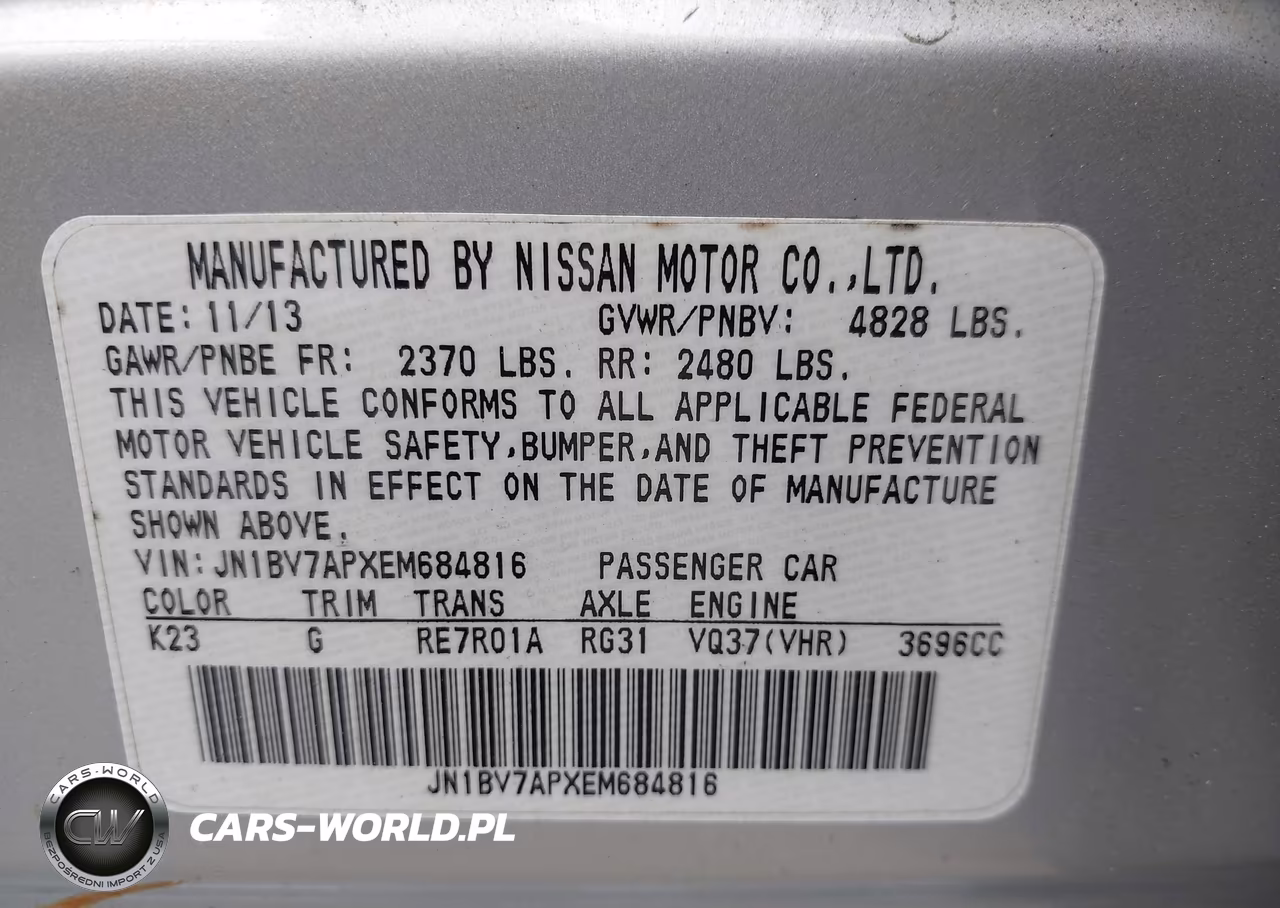 2014 Infiniti Q50 Premium VIN:JN1BV7APXEM684816 - 9