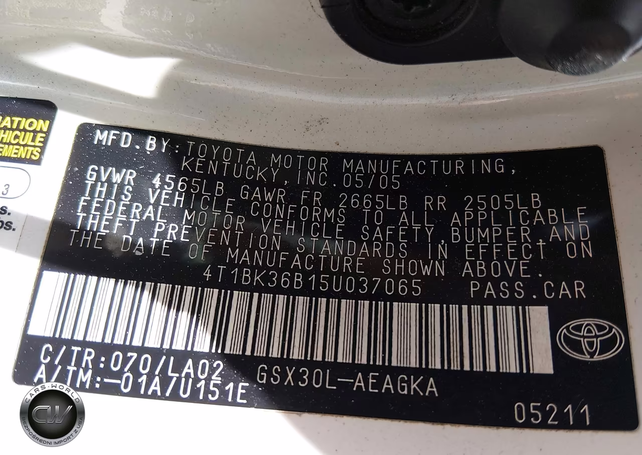 2005 Toyota Avalon Xls VIN:4T1BK36B15U037065 - 9