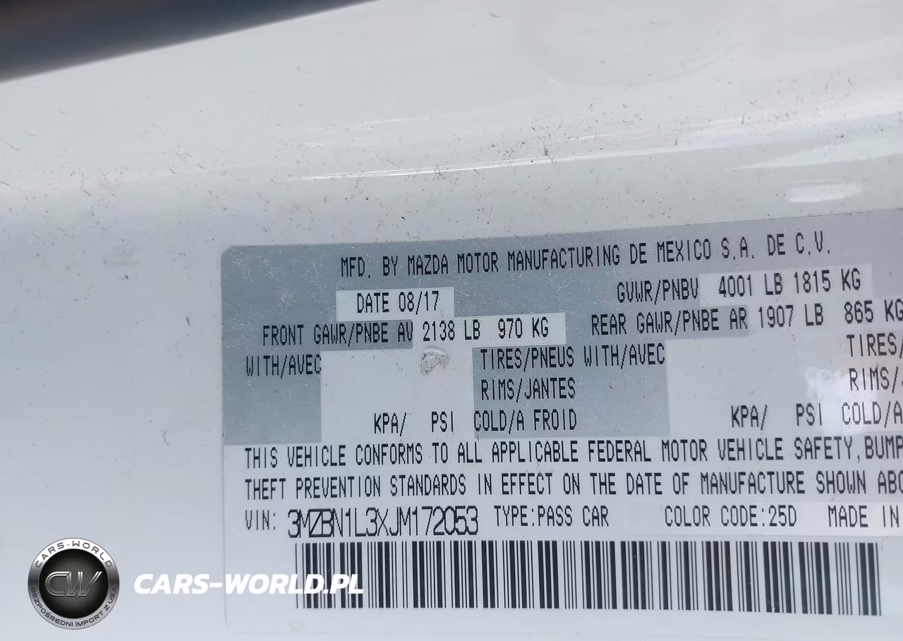 2018 Mazda Mazda3 Touring VIN:3MZBN1L3XJM172053 - 9