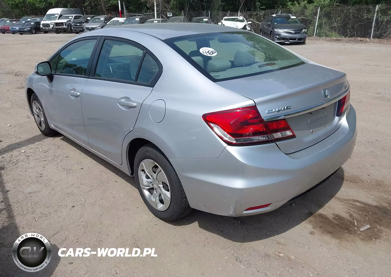 2013 Honda Civic Lx VIN:19XFB2F58DE217117 - 3