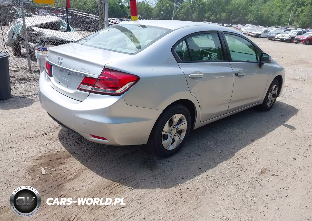 2013 Honda Civic Lx VIN:19XFB2F58DE217117 - 4