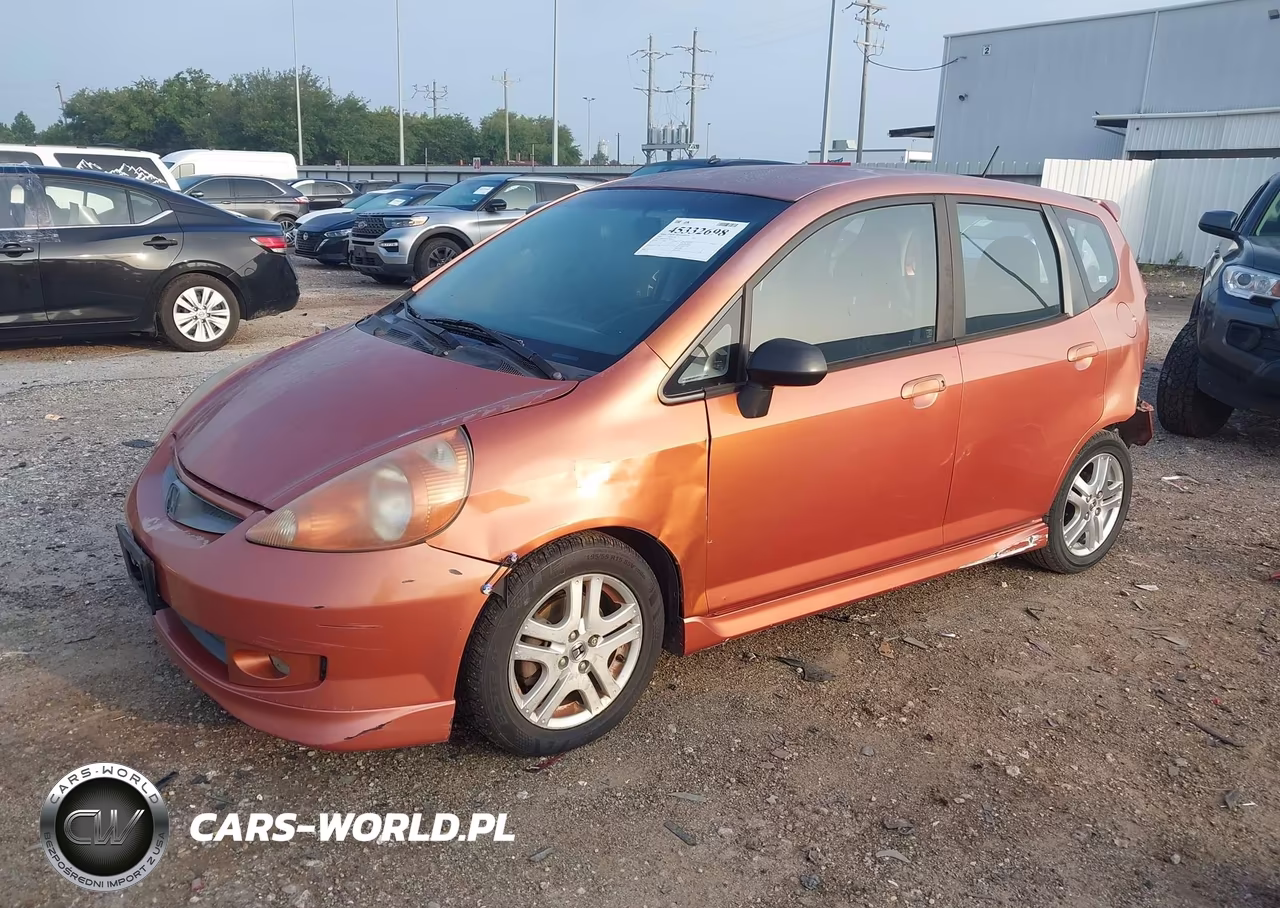 2007 Honda Fit Sport VIN:JHMGD38617S005573 - 2