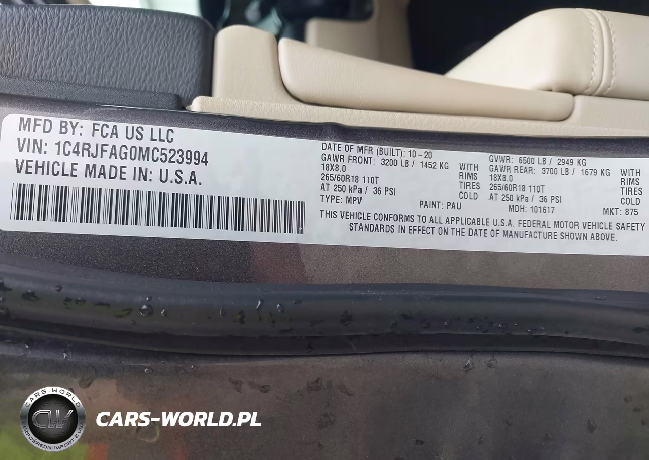 2021 Jeep Grand Cherokee Laredo E 4X4 VIN:1C4RJFAG0MC523994 - 9