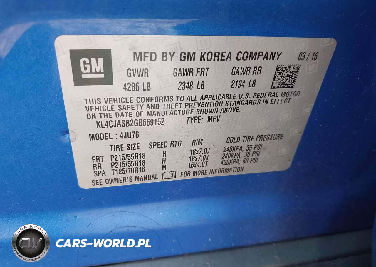2016 Buick Encore VIN:KL4CJASB2GB669152 - 9