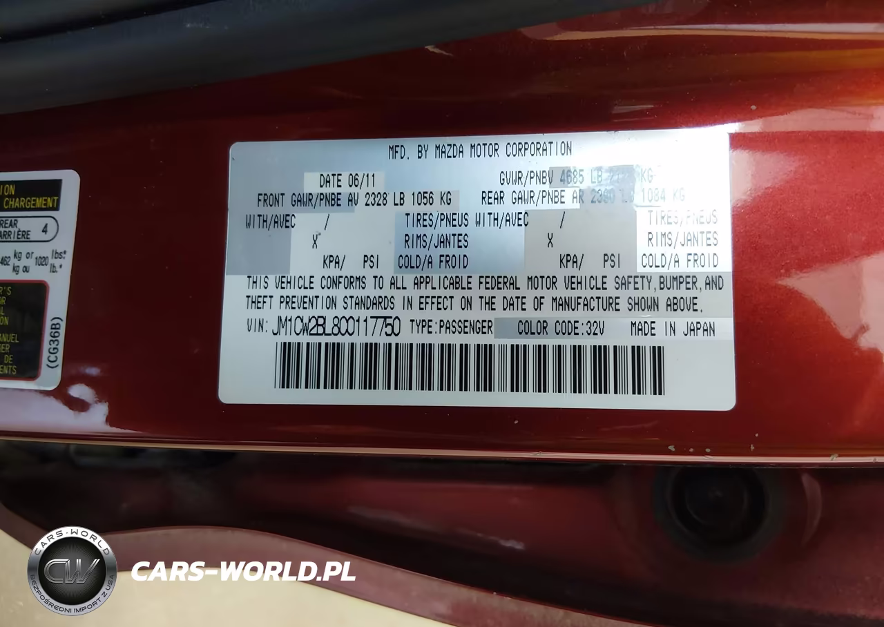2012 Mazda Mazda5 Sport VIN:JM1CW2BL8C0117750 - 9